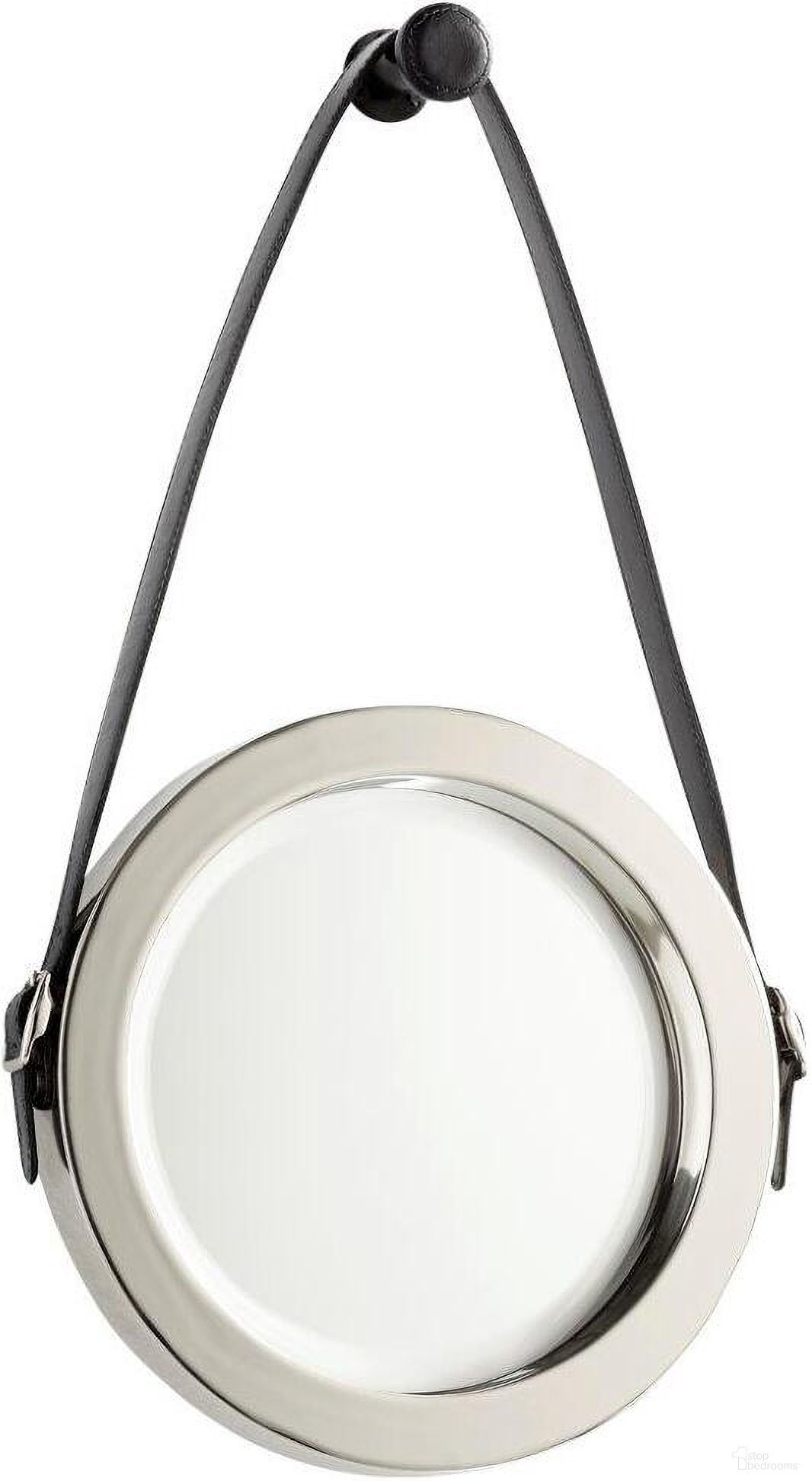 The appearance of Venster Nickel Round Mirror designed by Cyan Design in the modern / contemporary interior design. This silver piece of furniture  was selected by 1StopBedrooms from Venster Collection to add a touch of cosiness and style into your home. Sku: 10716. Material: Iron.