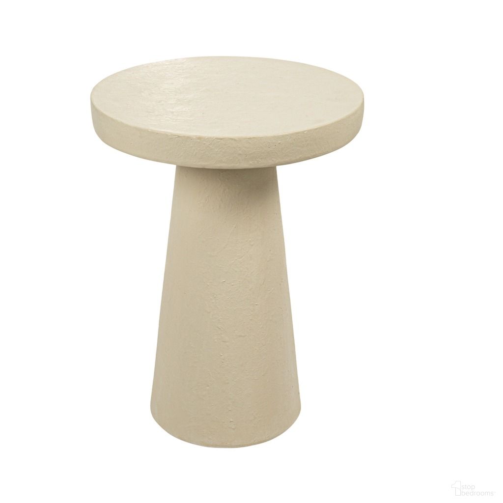 Vera Tapered Indoor/Outdoor Side Table In Cream