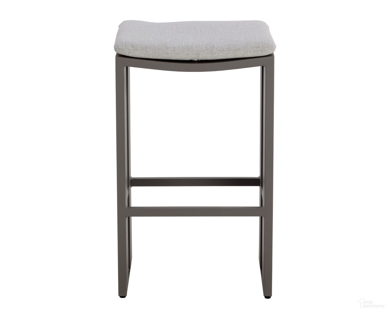 Verin Barstool In Warm Grey and Gracebay Light Grey