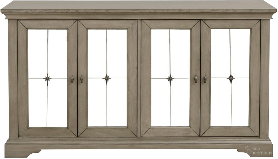 The appearance of Vermillion Subtle Bisque Server designed by Homelegance in the traditional interior design. This brown piece of furniture  was selected by 1StopBedrooms from Vermillion Collection to add a touch of cosiness and style into your home. Sku: 5442-40. Material: Wood.