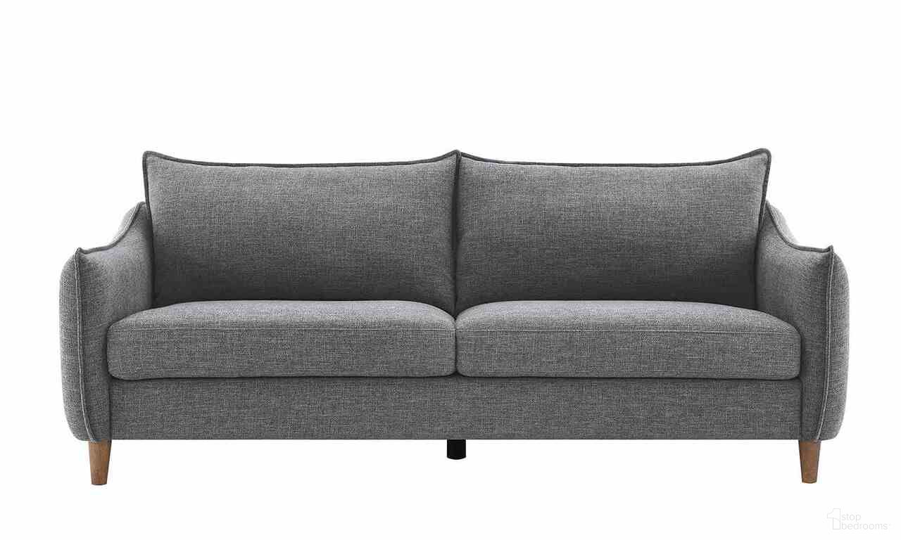 The appearance of Vermon Sofa In Gray designed by Furniture of America in the modern / contemporary interior design. This gray piece of furniture  was selected by 1StopBedrooms from Vermon Collection to add a touch of cosiness and style into your home. Sku: FM61004GY-SF. Material: Chenille.