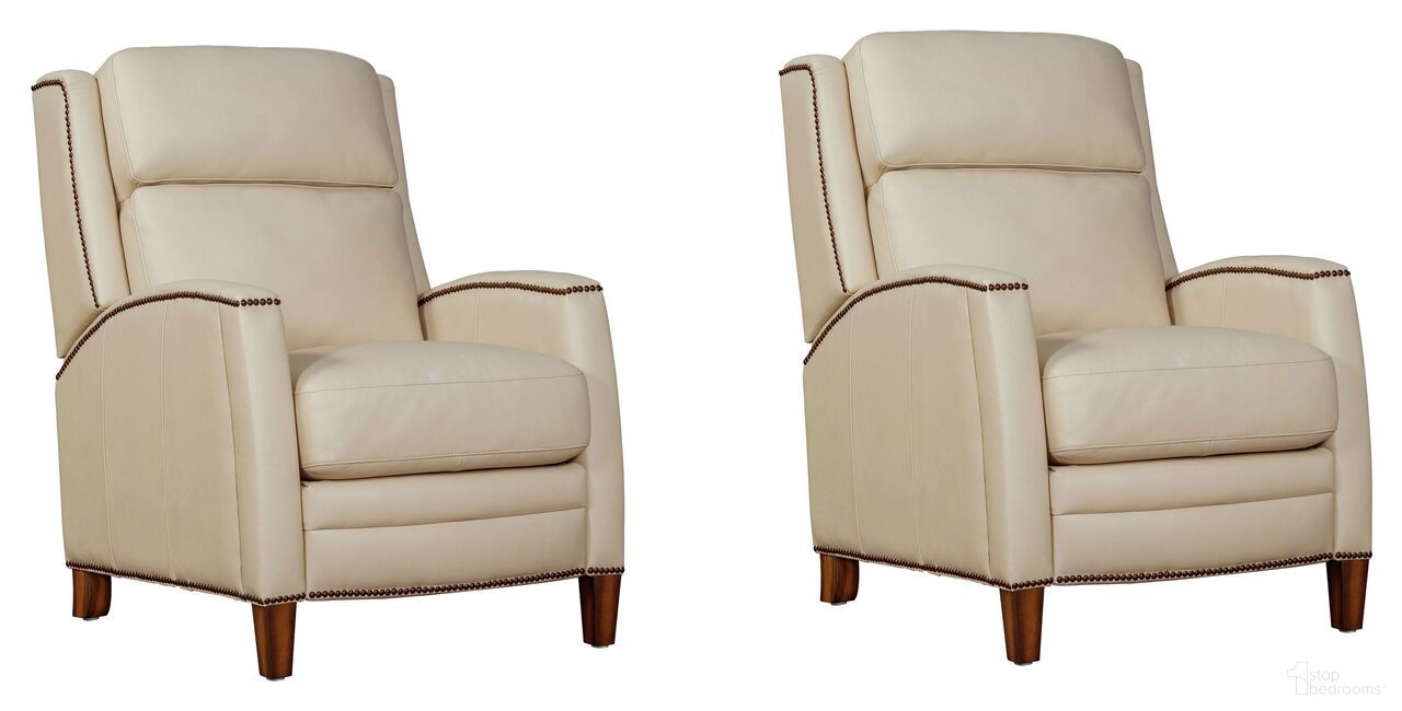 The appearance of Vermont Power Cordless High Leg Recliner with Power Headrest Set of 2 In Pearl Glow designed by Parker House in the traditional interior design. This pearl glow piece of furniture was selected by 1StopBedrooms from Vermont Collection to add a touch of cosiness and style into your home. Sku: MVMT#812PH-P25-PRGL;MVMT#812PH-P25-PRGL. Material: Top Grain Leather.