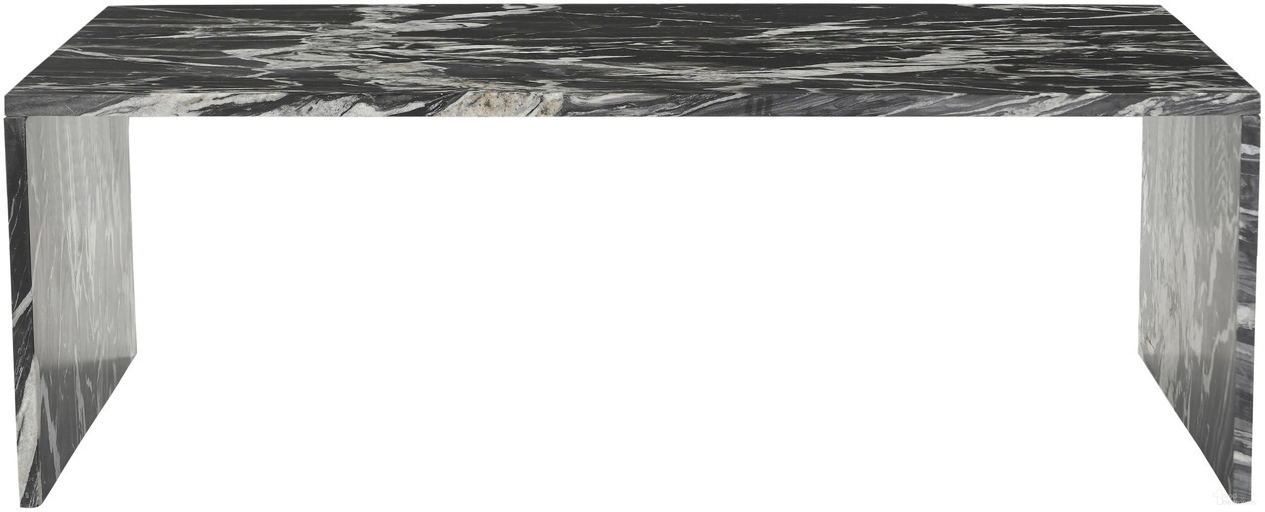 Vernazza Marble Coffee Table In Black