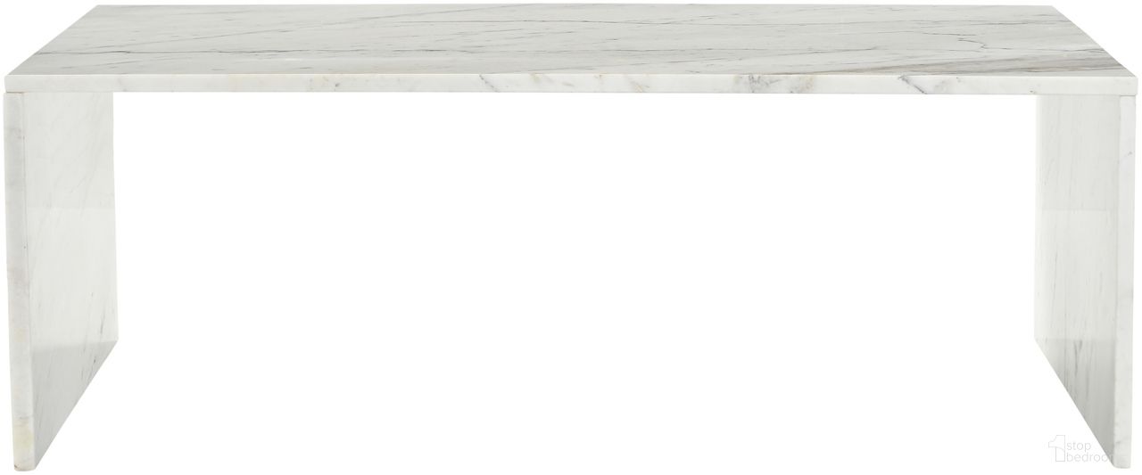 Vernazza Marble Coffee Table In White
