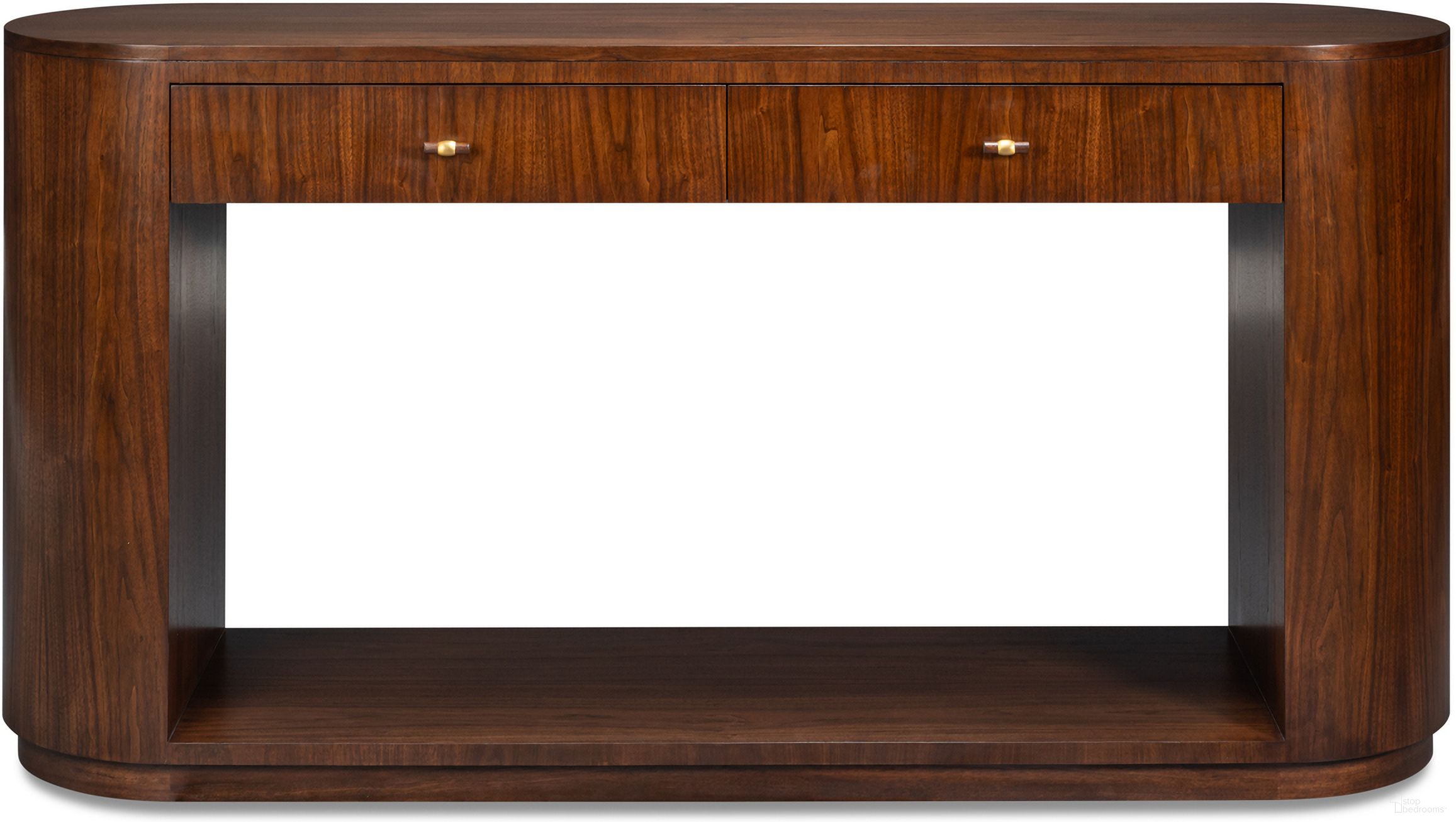 The appearance of Vero Console Table In Brown designed by Sarreid in the modern / contemporary interior design. This brown piece of furniture was selected by 1StopBedrooms from Vero Collection to add a touch of cosiness and style into your home. Sku: 54288. Material: Walnut.