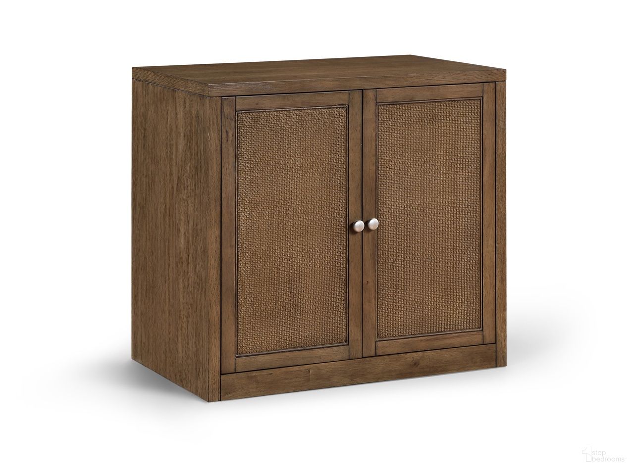 The appearance of Vero Solid Wood and Oak Veneer Sideboard In Brown designed by Meridian in the modern / contemporary interior design. This brown piece of furniture  was selected by 1StopBedrooms from Vero Collection to add a touch of cosiness and style into your home. Sku: 77052Brown-T. Material: Cane.