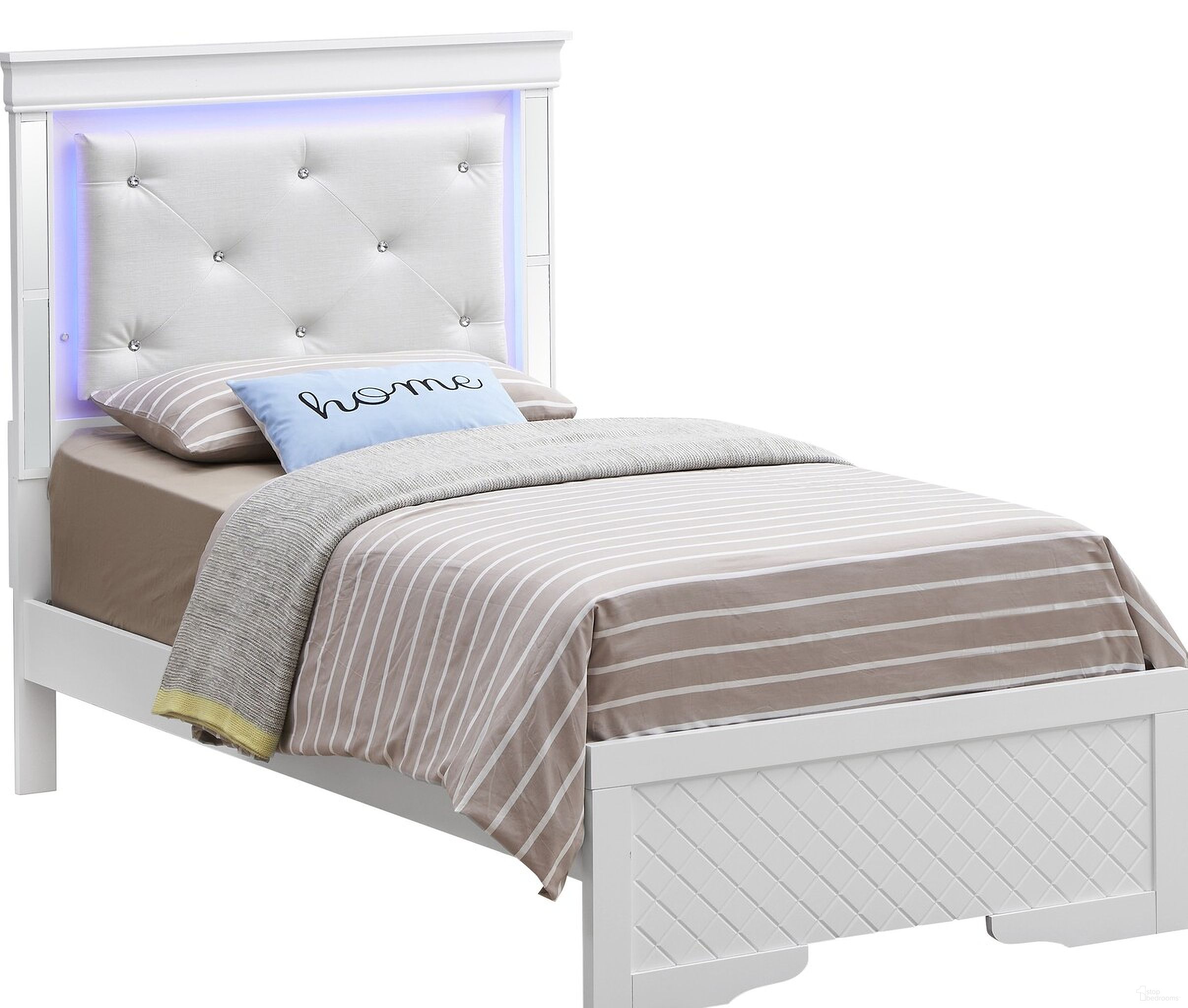 Verona Full Bed In White