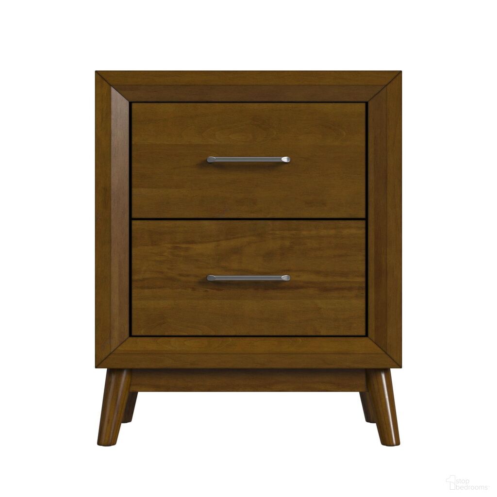 Veronica 2-Drawer Cabinet In Walnut