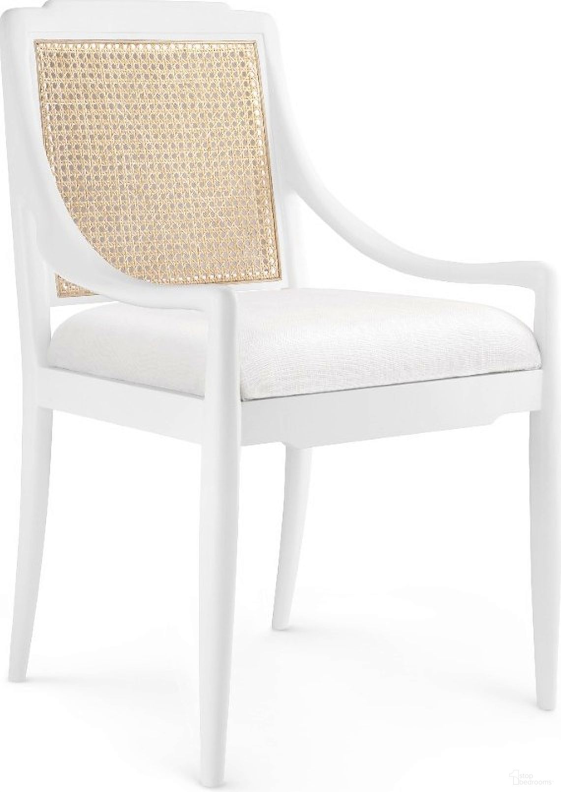 The appearance of Veronika Armchair Set of 2 In Eggshell White designed by Villa & House in the transitional interior design. This eggshell white piece of furniture was selected by 1StopBedrooms from Veronika Collection to add a touch of cosiness and style into your home. Sku: VER-555-09. Material: Mahogany. Chair Type: Arm Chair.
