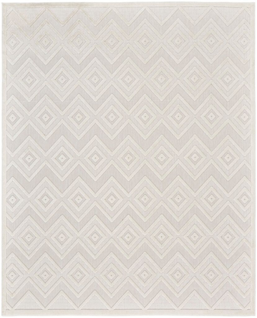 Versatile 12' x 15' Rug In Ivory White