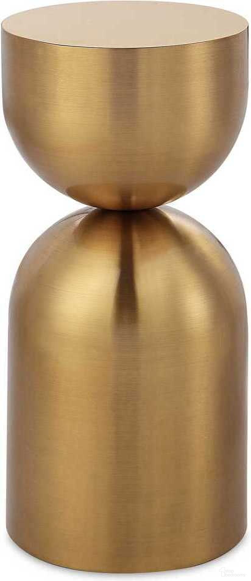 The appearance of Vessel Modern Accent Table In Gold designed by Uttermost in the modern / contemporary interior design. This gold piece of furniture  was selected by 1StopBedrooms from Golden Vessel Collection to add a touch of cosiness and style into your home. Sku: 24102. Material: Stainless Steel.