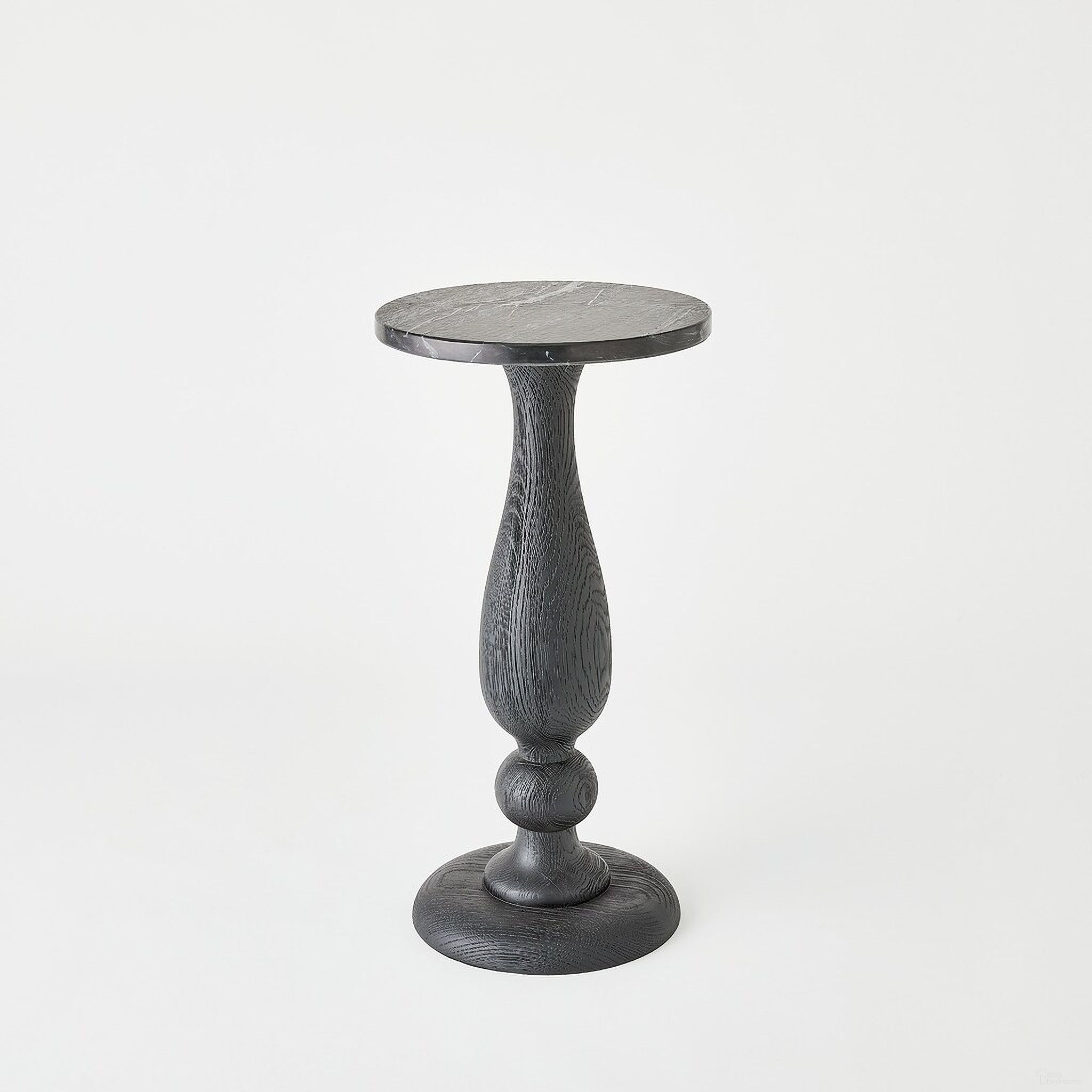 The appearance of Vessel Small Side Table In Black designed by Global Views in the modern / contemporary interior design. This black piece of furniture  was selected by 1StopBedrooms from Vessel Collection to add a touch of cosiness and style into your home. Sku: 994108. Material: Wood.