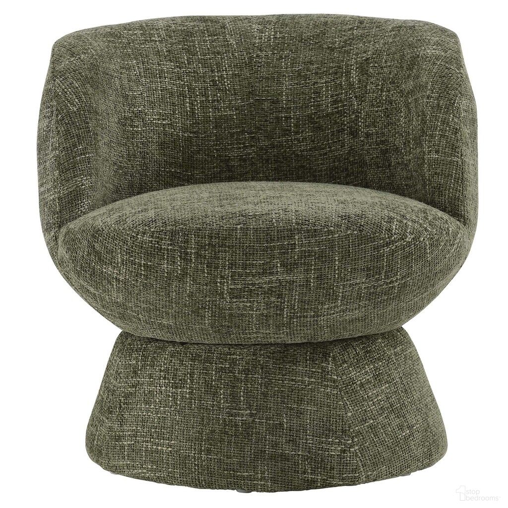 The appearance of Vesta Chenille Fabric Upholstered Swivel Chair In Basil designed by Modway in the modern / contemporary interior design. This basil piece of furniture was selected by 1StopBedrooms from Vesta Collection to add a touch of cosiness and style into your home. Sku: EEI-6863-BAS. Material: Chenille.