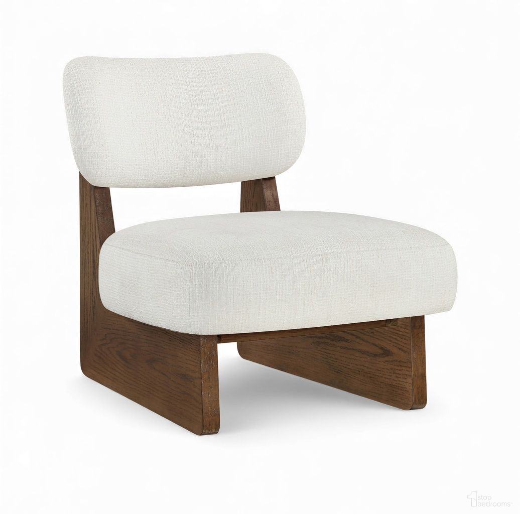 The appearance of Vetra Linen Textured Fabric Upholstered Accent Chair In Cream designed by Meridian in the modern / contemporary interior design. This cream piece of furniture was selected by 1StopBedrooms from Vetra Collection to add a touch of cosiness and style into your home. Sku: 33013Cream. Material: Foam.