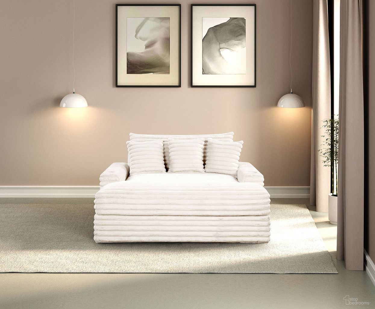 The appearance of Veyrier 2 Arm Chaise In White designed by Furniture of America in the modern / contemporary interior design. This white piece of furniture  was selected by 1StopBedrooms from Veyrier Collection to add a touch of cosiness and style into your home. Sku: FM6901WH-CE. Material: Fabric.