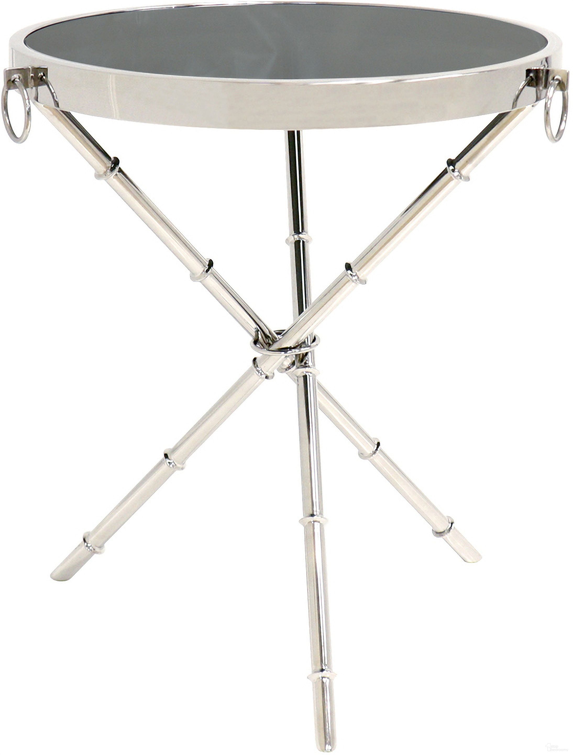 The appearance of Vicenza Collection Steel and Glass Side Table In Silver and Black designed by Pasargad Home in the modern / contemporary interior design. This silver and black piece of furniture  was selected by 1StopBedrooms from Vicenza Collection to add a touch of cosiness and style into your home. Sku: AR-Z0189SIL. Material: Stainless Steel.