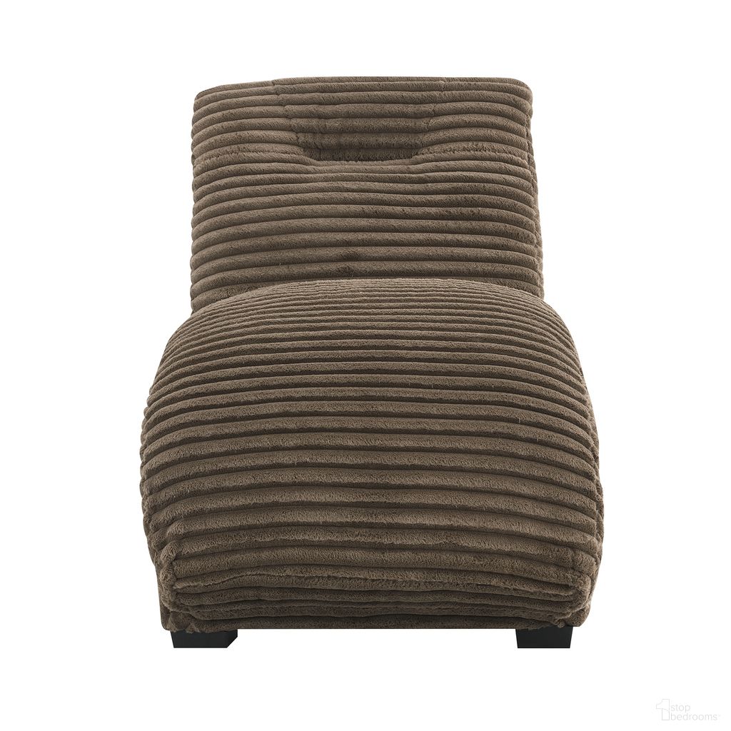 The appearance of Victoria Chaise In Cocoa and Black designed by Picket House in the modern / contemporary interior design. This cocoa/black piece of furniture was selected by 1StopBedrooms from Victoria Collection to add a touch of cosiness and style into your home. Sku: U-11230-8840-110. Material: Polyester.