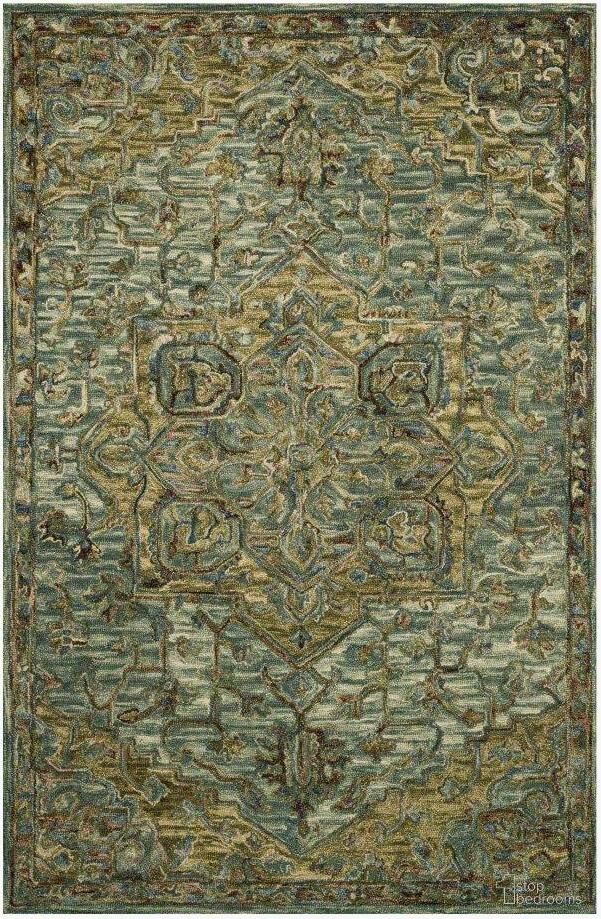 The appearance of Victoria Dark Green/Tobacco 3'6" x 5'6" Rug designed by Loloi Rugs in the traditional interior design. This dark green and tobacco piece of furniture was selected by 1StopBedrooms from Victoria Collection to add a touch of cosiness and style into your home. Sku: VITRVK-20DGTO3656. Material: Wool.