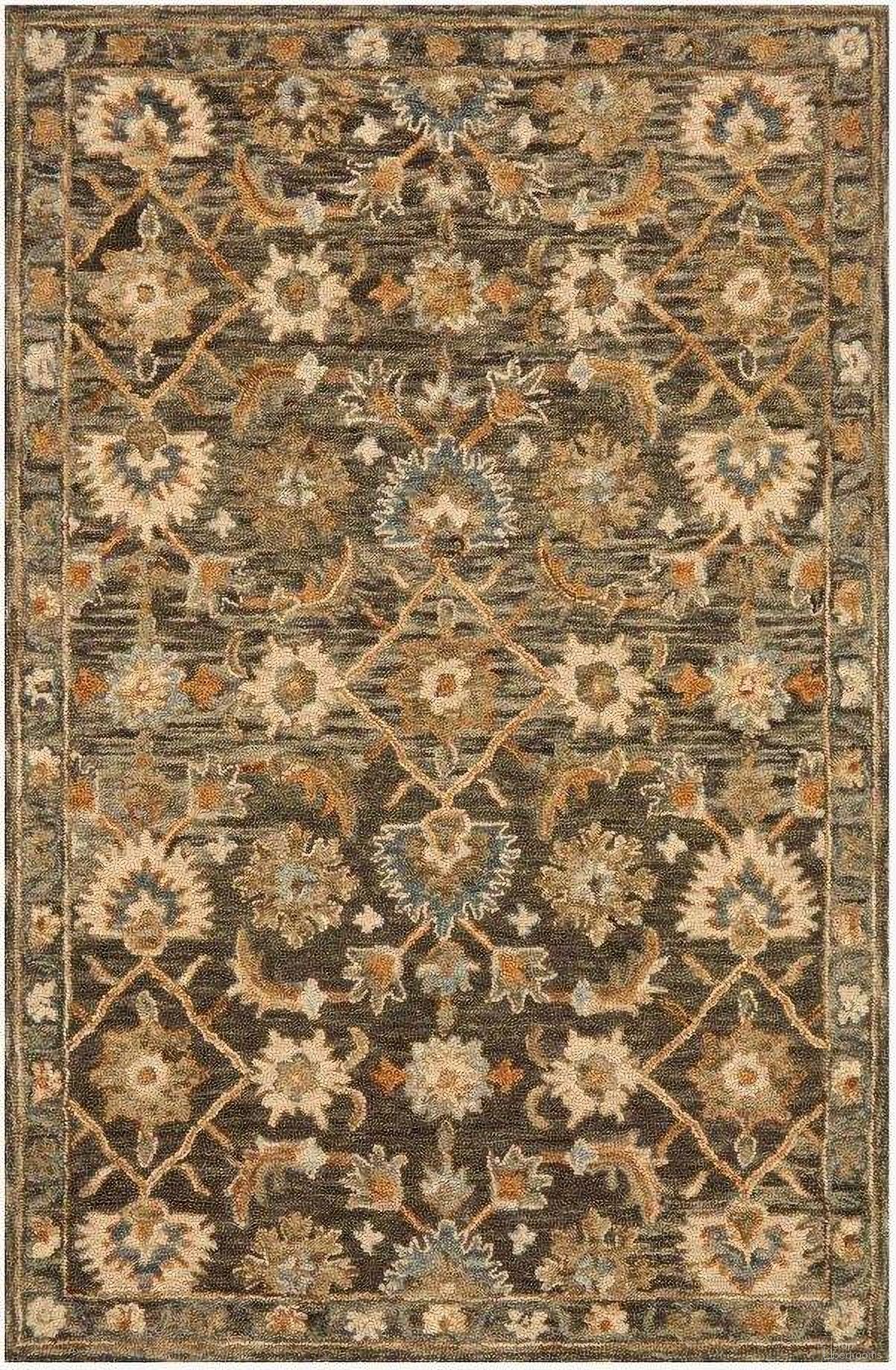 The appearance of Victoria Dk Taupe/Multi 7'9" x 9'9" Rug designed by Loloi Rugs in the traditional interior design. This dk taupe and multi piece of furniture was selected by 1StopBedrooms from Victoria Collection to add a touch of cosiness and style into your home. Sku: VITRVK-08DTML7999. Material: Wool.