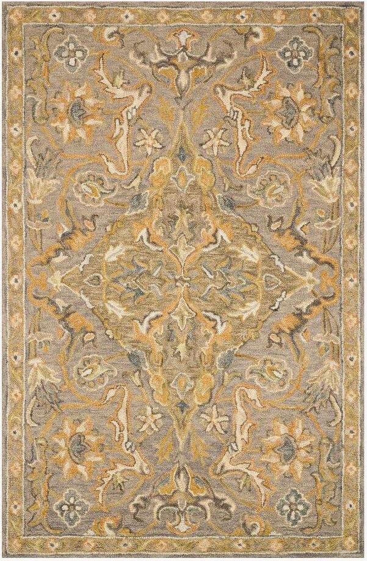 The appearance of Victoria Grey/Multi 3'6" x 5'6" Rug designed by Loloi Rugs in the traditional interior design. This grey and multi piece of furniture  was selected by 1StopBedrooms from Victoria Collection to add a touch of cosiness and style into your home. Sku: VITRVK-04GYML3656. Material: Wool.