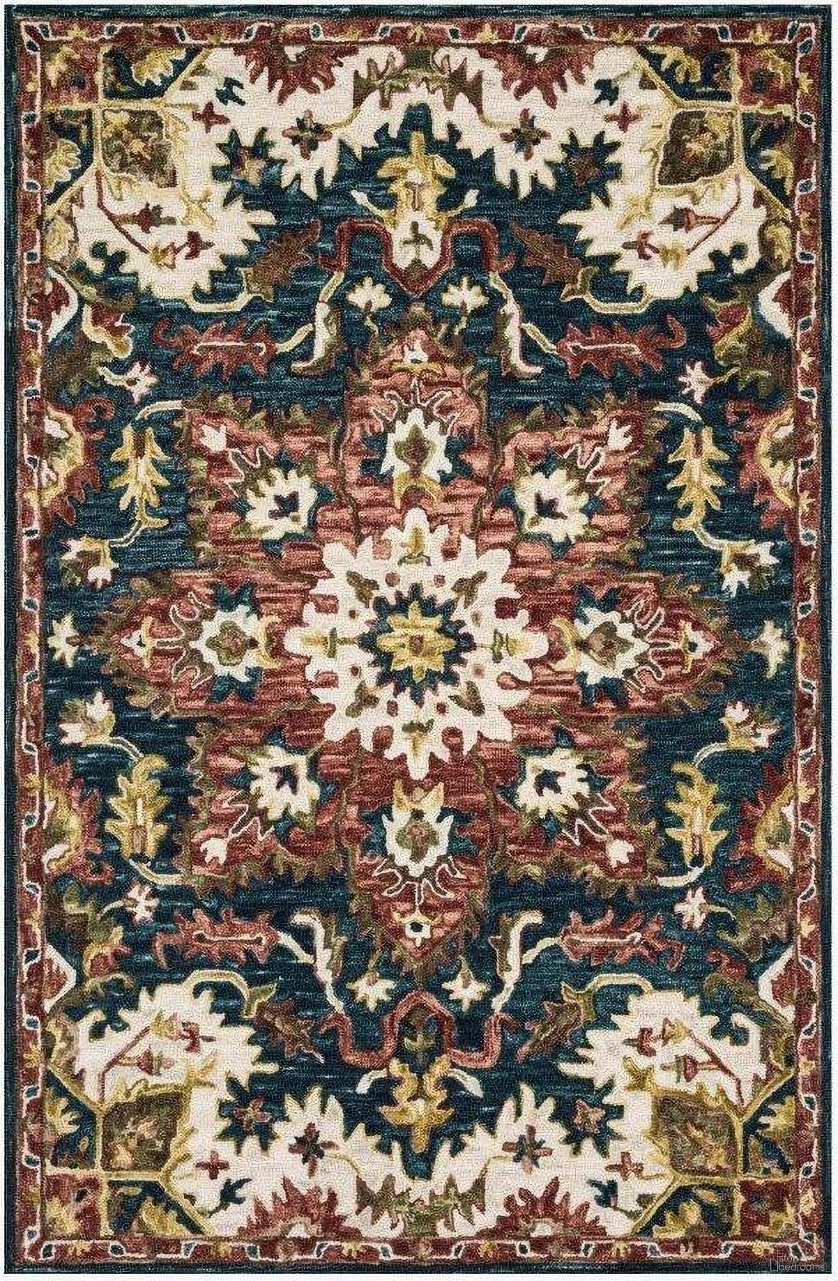 The appearance of Victoria Teal/Raspberry 7'9" x 9'9" Rug designed by Loloi Rugs in the traditional interior design. This teal and raspberry piece of furniture was selected by 1StopBedrooms from Victoria Collection to add a touch of cosiness and style into your home. Sku: VITRVK-13TERA7999. Material: Wool.