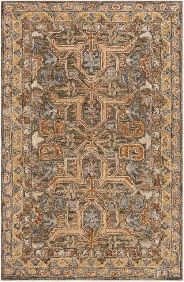 Victoria Walnut/Multi 2'6" x 7'6" Rug