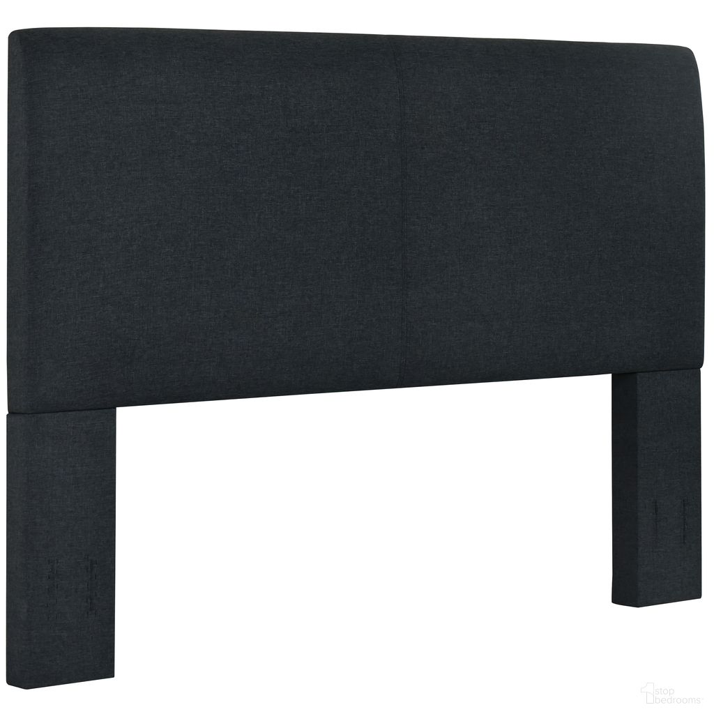 The appearance of Vida King Headboard In Dark Gray designed by Fashion Bed Group in the transitional interior design. This gray piece of furniture  was selected by 1StopBedrooms from Vida Collection to add a touch of cosiness and style into your home. Sku: B323426. Material: Wood. Bed Size: King.