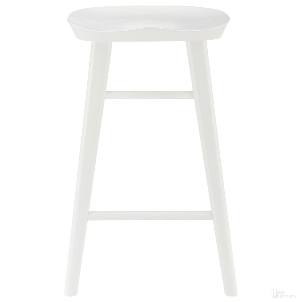 Vieno Counter Stool In White