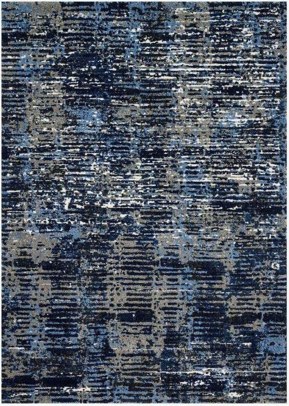 Viera Dark Blue/Grey 3'10" x 5'7" Rug