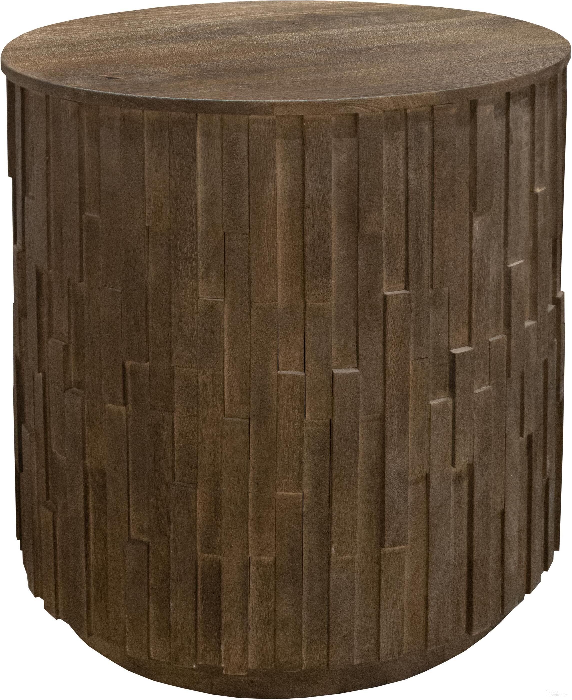 The appearance of Viewpoint Round Side Table In Wildwood designed by Riverside Furniture in the transitional interior design. This wood piece of furniture  was selected by 1StopBedrooms from Viewpoint Collection to add a touch of cosiness and style into your home. Sku: 67209.