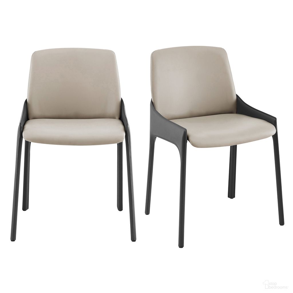 Vilante Side Chair Set of 2 In Gray