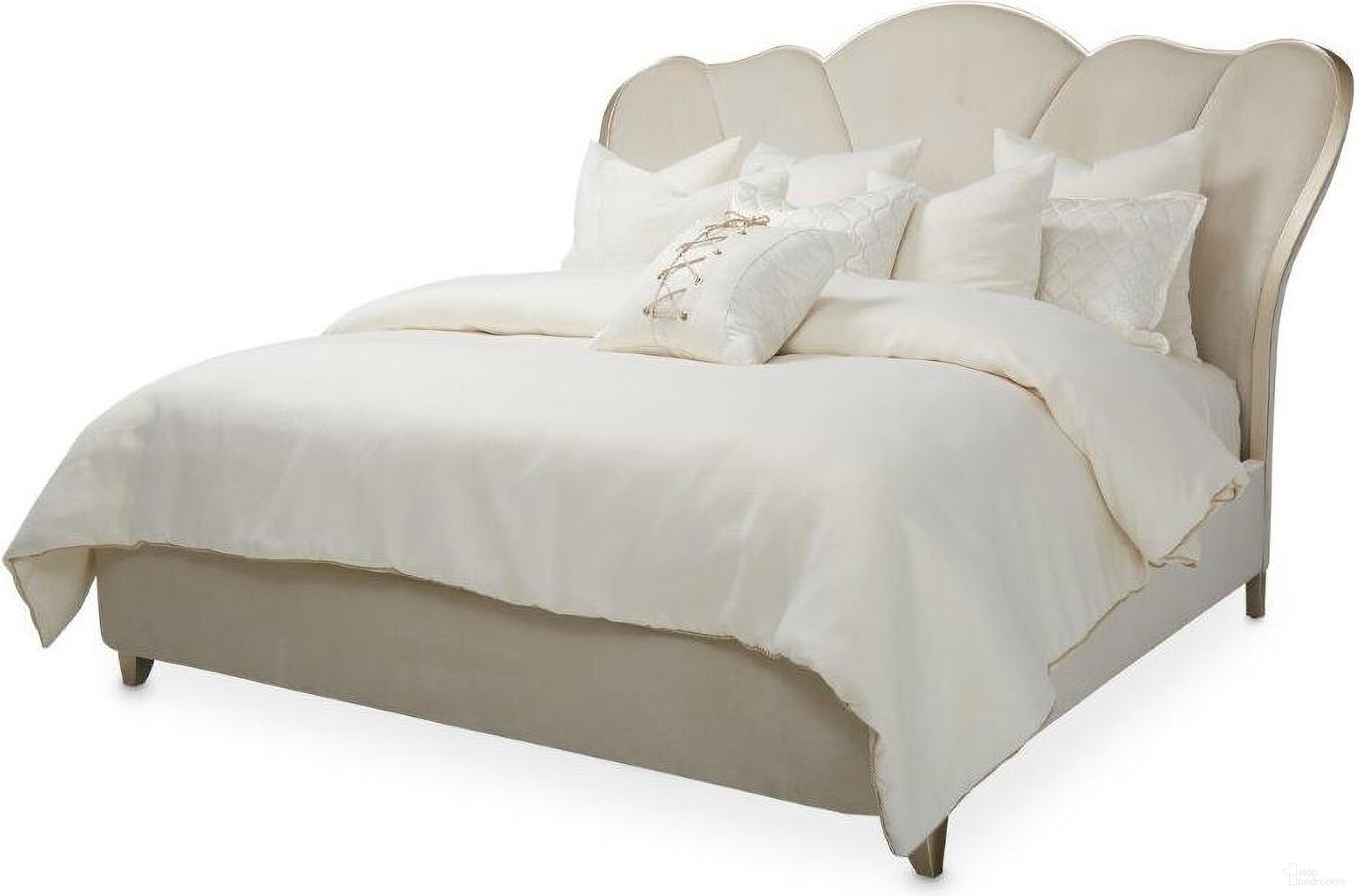 Villa Cherie California King Channel Tufted Bed In Caramel