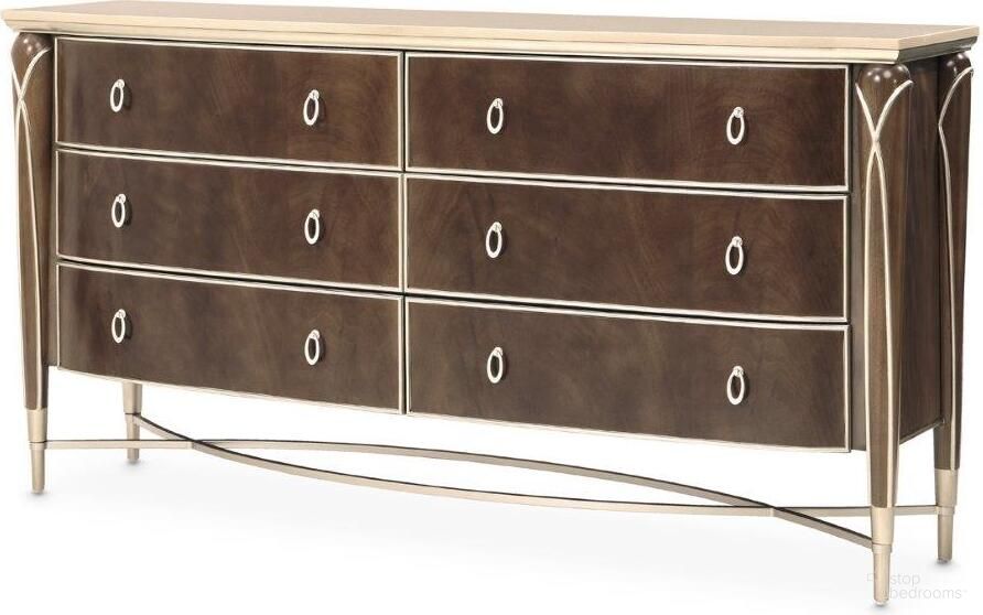 Villa Cherie Dresser In Hazelnut
