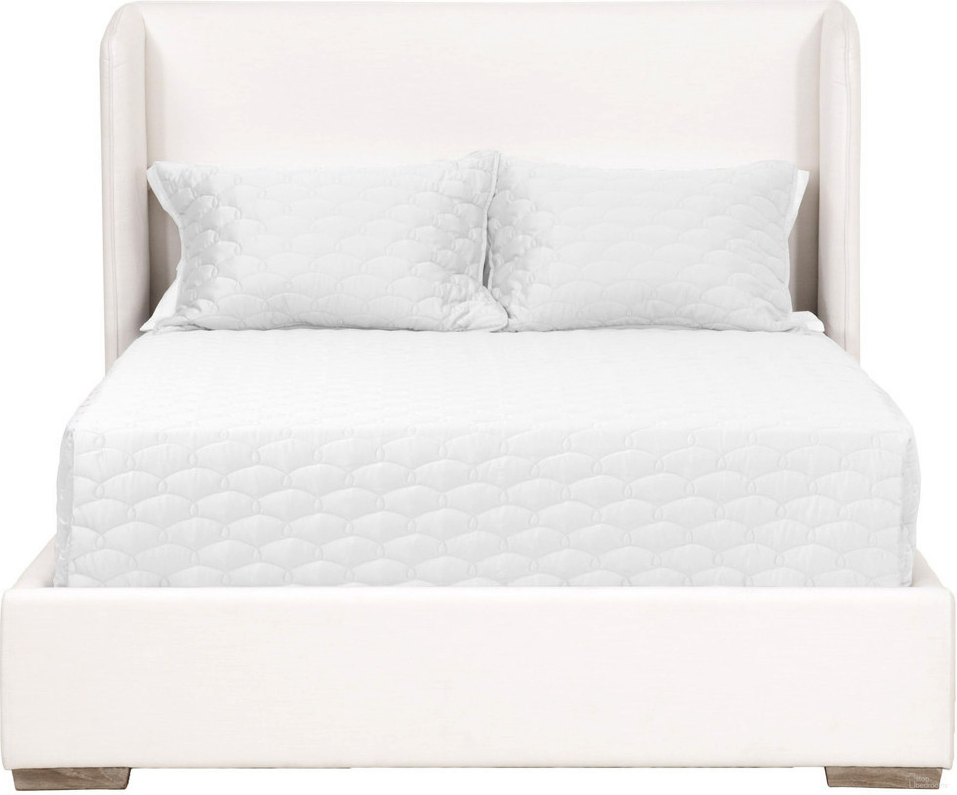The appearance of Stitch and Hand Stewart California King Platform Bed In Peyton Pearl and Natural Gray designed by Essentials For Living in the transitional interior design. This peyton pearl/natural gray piece of furniture was selected by 1StopBedrooms from Stitch & Hand Collection to add a touch of cosiness and style into your home. Sku: 7126-2.LPPRL/NG. Bed Type: Platform Bed. Bed Size: California King. Material: Oak Wood.