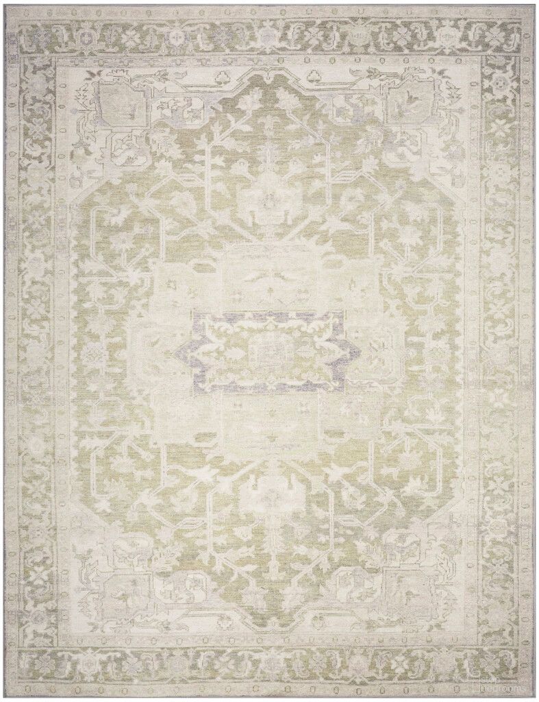 The appearance of Vintage Washables 9'10" x 13'2" Indoor Rug In Green designed by Nourison in the rustic / southwestern interior design. This green piece of furniture was selected by 1StopBedrooms from Vintage Collection to add a touch of cosiness and style into your home. Sku: 841491154335. Material: Polyester.
