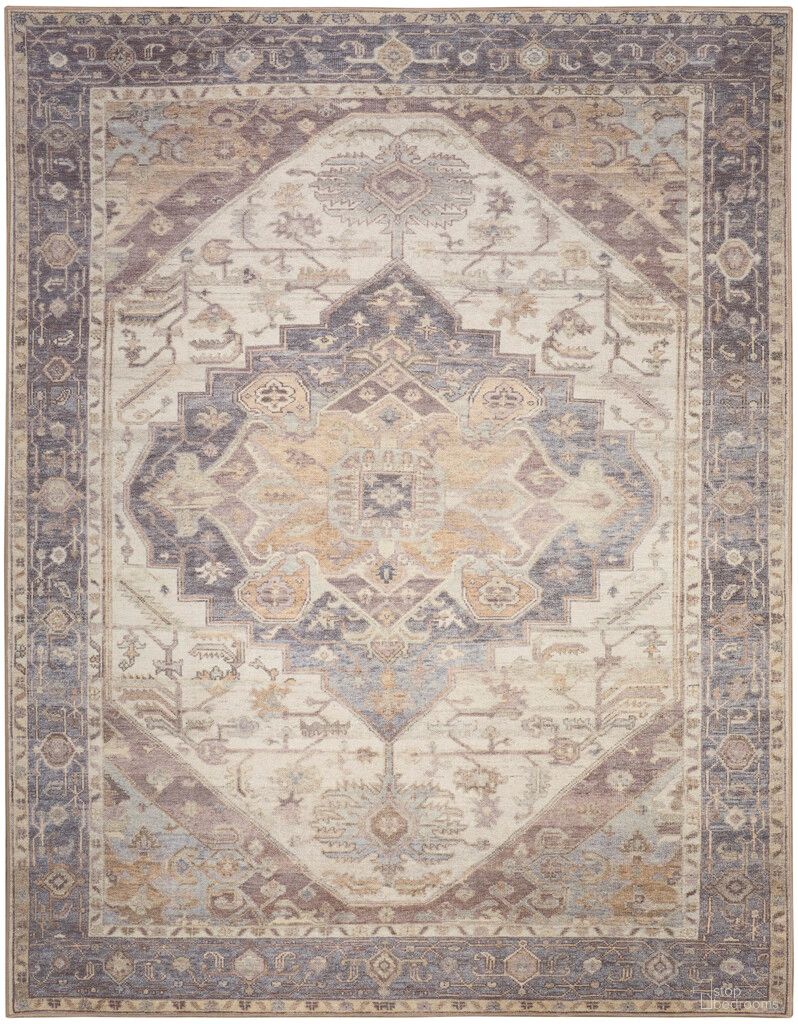 The appearance of Vintage Washables 9'10" x 13'2" Indoor Rug In Purple designed by Nourison in the rustic / southwestern interior design. This purple piece of furniture was selected by 1StopBedrooms from Vintage Collection to add a touch of cosiness and style into your home. Sku: 841491154960. Material: Polyester.