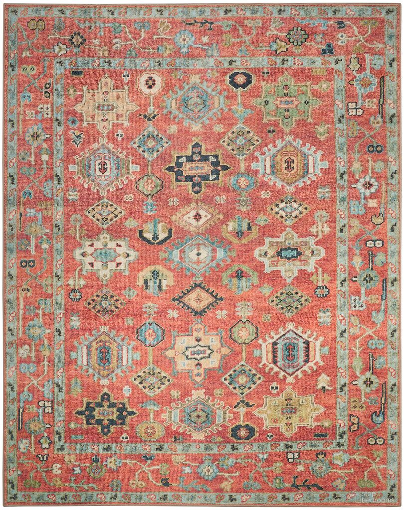 The appearance of Vintage Washables 9' x 12' Indoor Rug In Rust and Multi designed by Nourison in the rustic / southwestern interior design. This rust and multi piece of furniture was selected by 1StopBedrooms from Vintage Collection to add a touch of cosiness and style into your home. Sku: 841491154748. Material: Polyester.