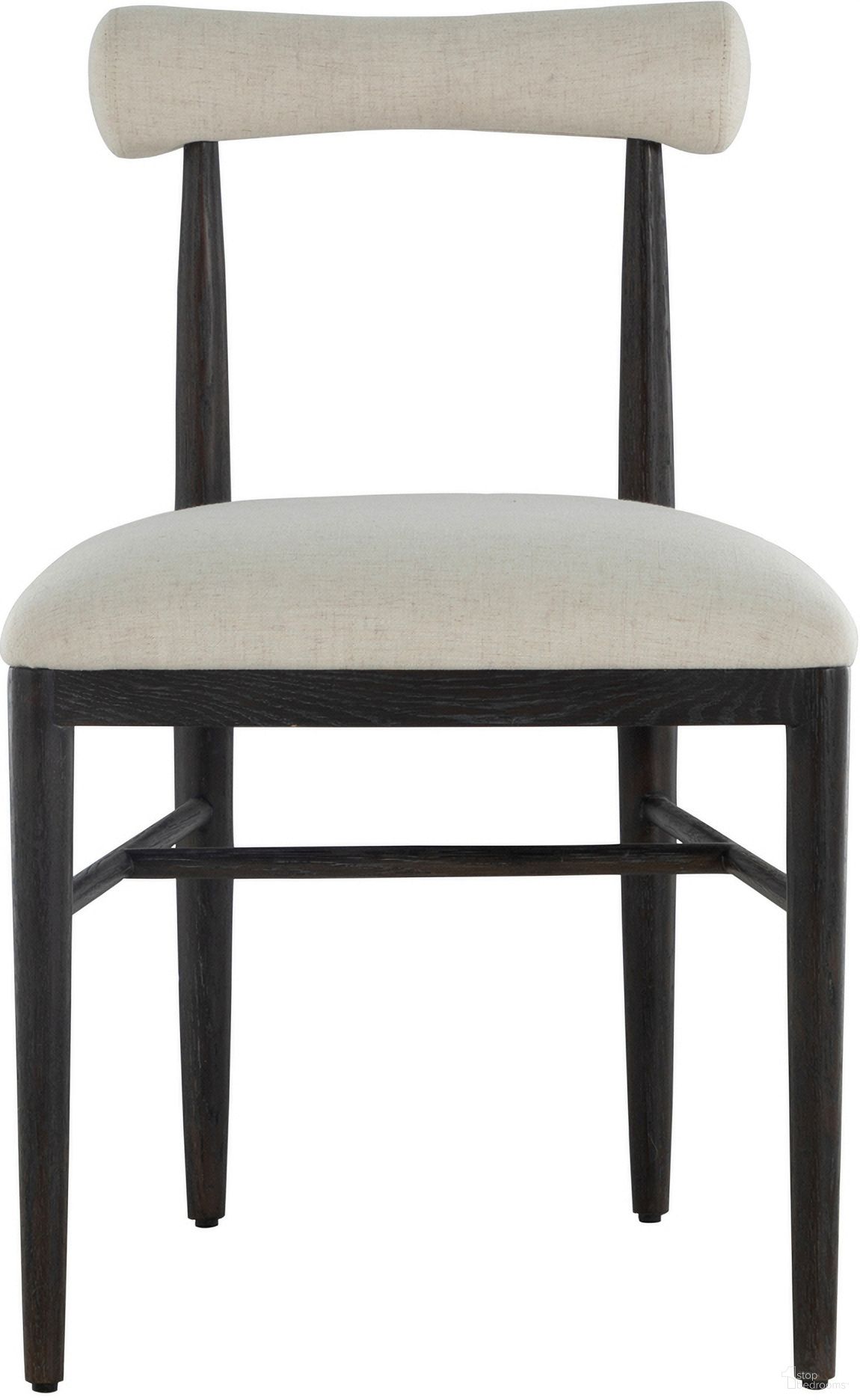 The appearance of Vira Side Chair In Black and Matte Gold Brass designed by Gabby in the transitional interior design. This black/matte gold brass piece of furniture  was selected by 1StopBedrooms from Vira Collection to add a touch of cosiness and style into your home. Sku: SCH-175453. Material: Oak.