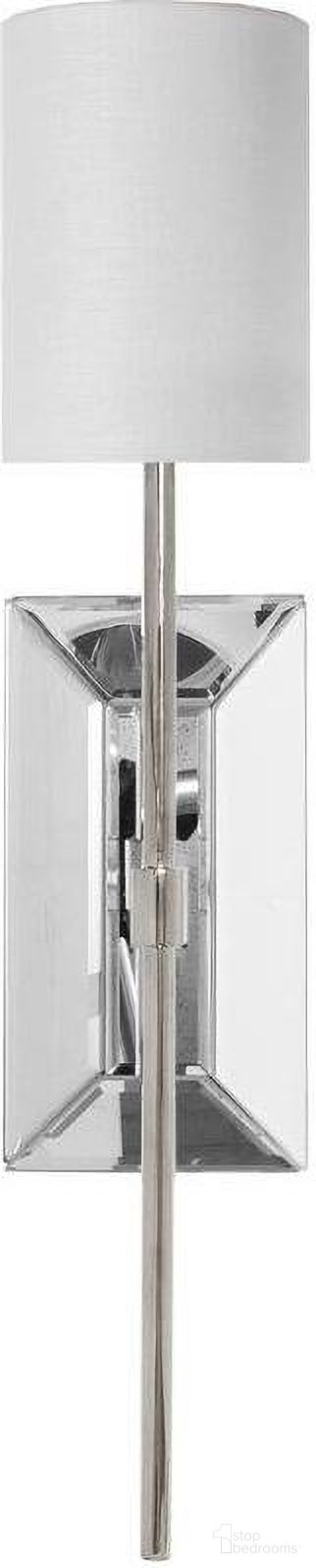 Virginia Nickel And Mirror Wall Sconce
