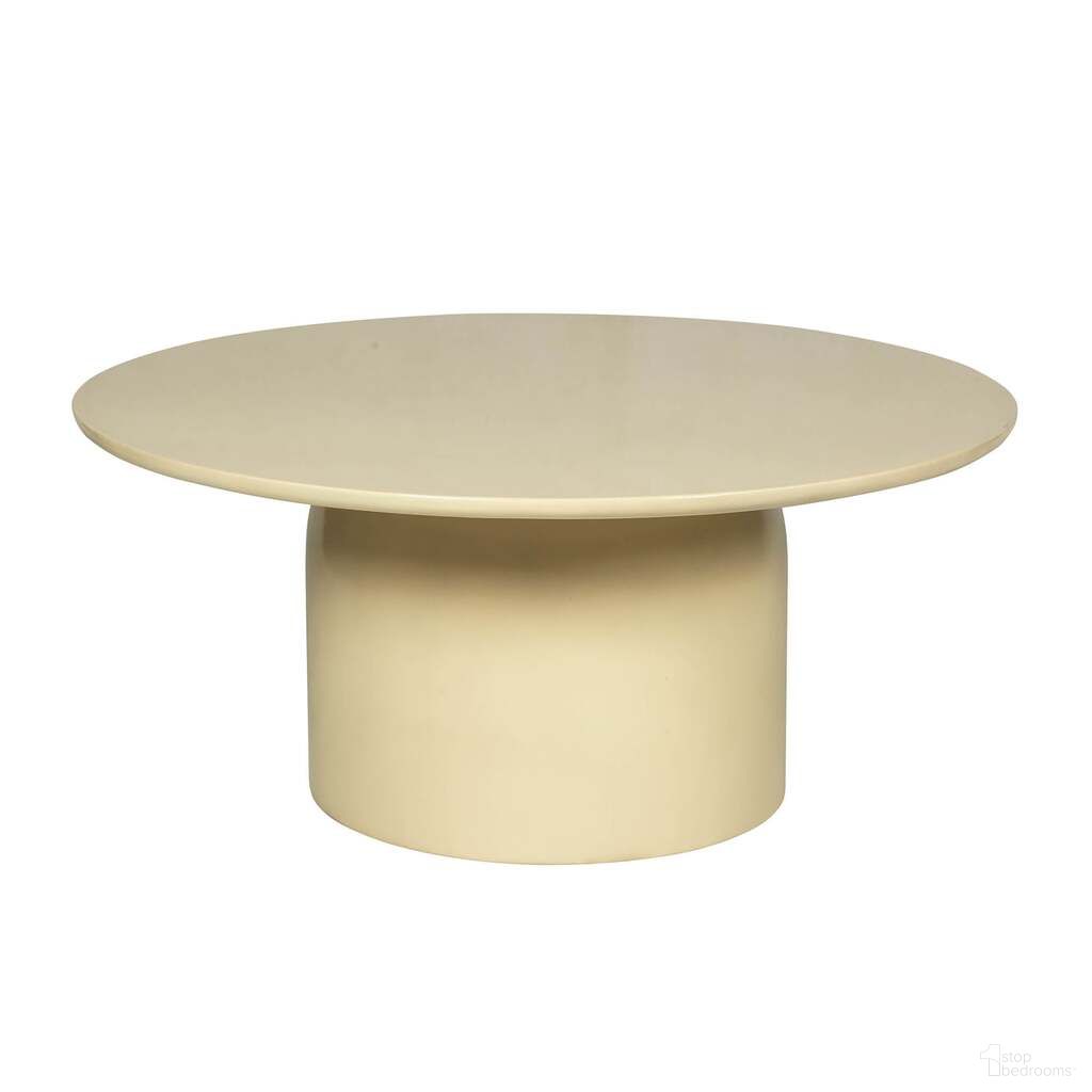 The appearance of Vision Coffee Table In Ivory designed by LH Imports in the modern / contemporary interior design. This ivory piece of furniture  was selected by 1StopBedrooms from Vision Collection to add a touch of cosiness and style into your home. Sku: VT103S-IVY. Material: Concrete.