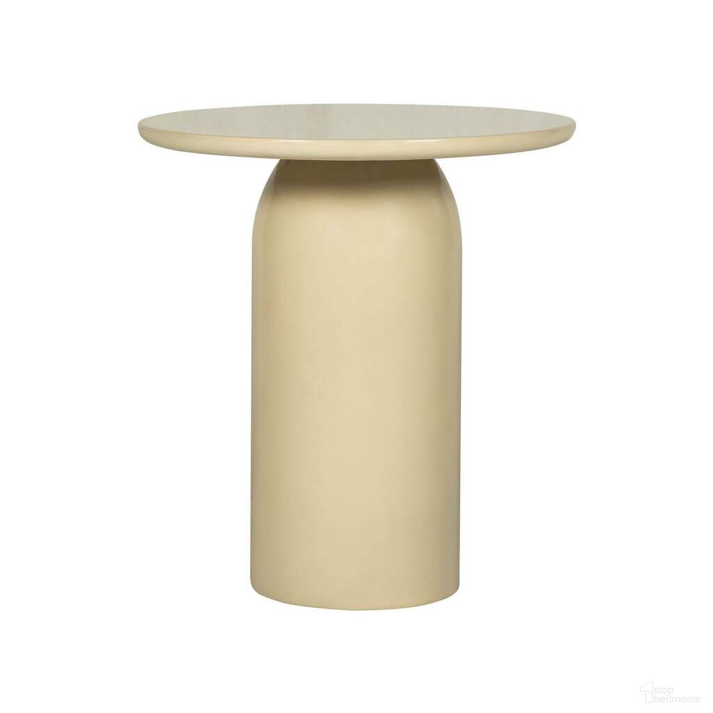 The appearance of Vision Side Table In Ivory designed by LH Imports in the modern / contemporary interior design. This ivory piece of furniture  was selected by 1StopBedrooms from Vision Collection to add a touch of cosiness and style into your home. Sku: VT102S-IVY. Material: Concrete.