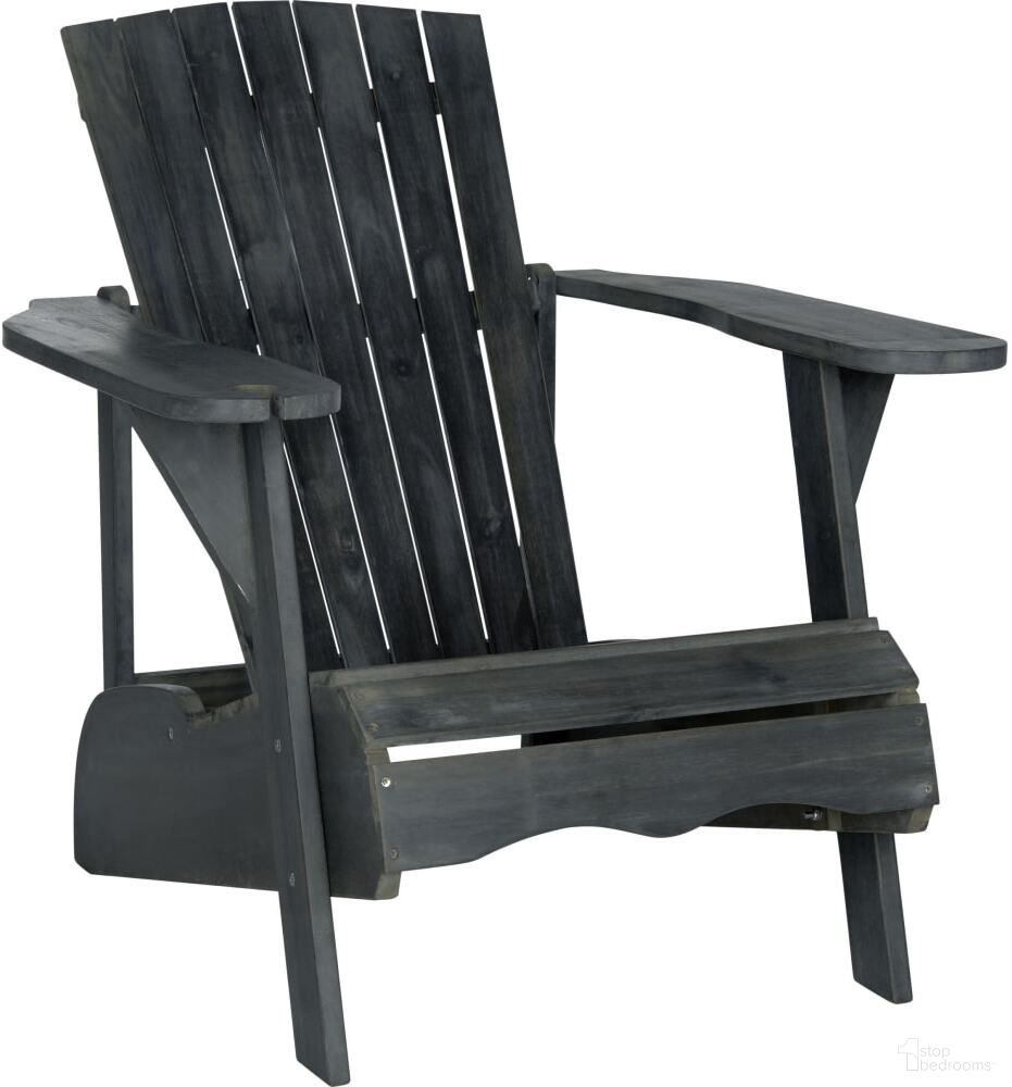 The appearance of Vista Dark Slate Grey Wine Glass Holder Adirondack Chair designed by Safavieh in the modern / contemporary interior design. This grey and slate piece of furniture was selected by 1StopBedrooms from Vista Collection to add a touch of cosiness and style into your home. Sku: PAT6727K. Material: Steel.