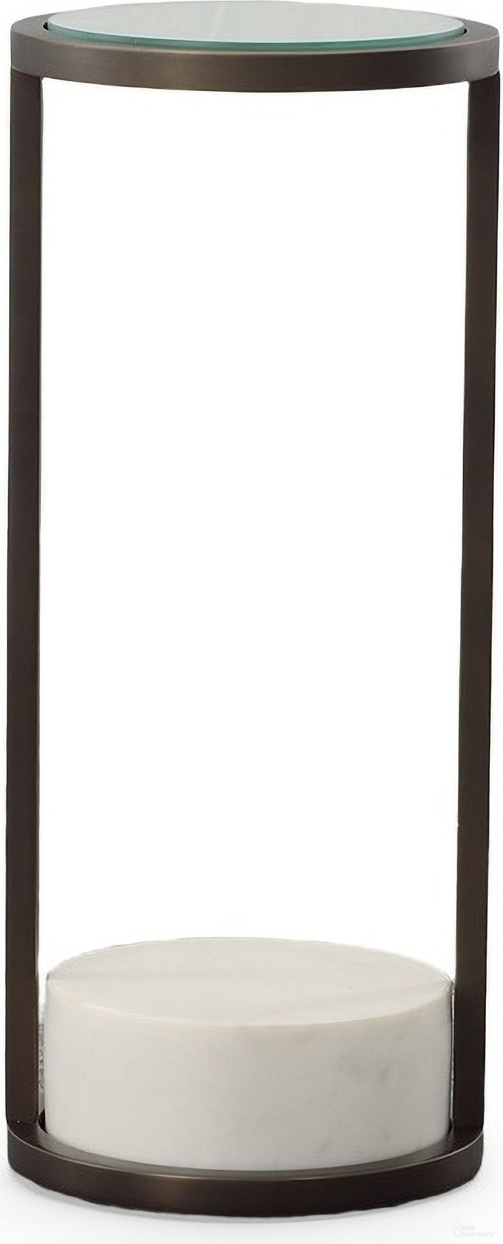 The appearance of Vista Spot Table In Oil Rubbed Bronze designed by Century Furniture in the modern / contemporary interior design. This oil rubbed bronze piece of furniture  was selected by 1StopBedrooms from Grand Tour Furniture Collection to add a touch of cosiness and style into your home. Sku: SF6119. Material: Metal.