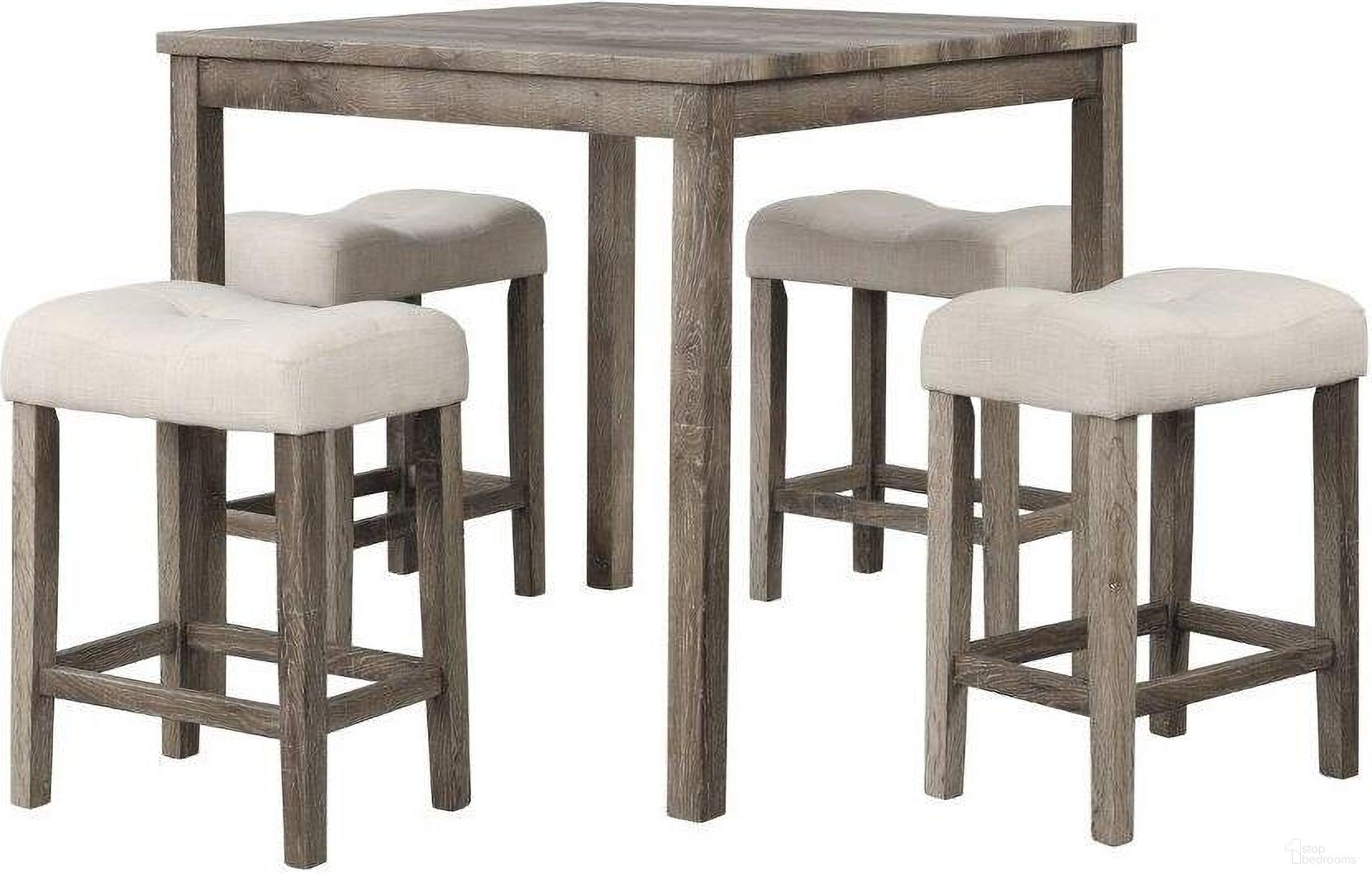 The appearance of Vitalita 5 Piece Wood Counter Height Dining Set In Black designed by Best Master Furniture in the transitional interior design. This black piece of furniture was selected by 1StopBedrooms from Vitalita Collection to add a touch of cosiness and style into your home. Sku: CD038G5CH-2;CD038G5CH-1. Material: Wood.