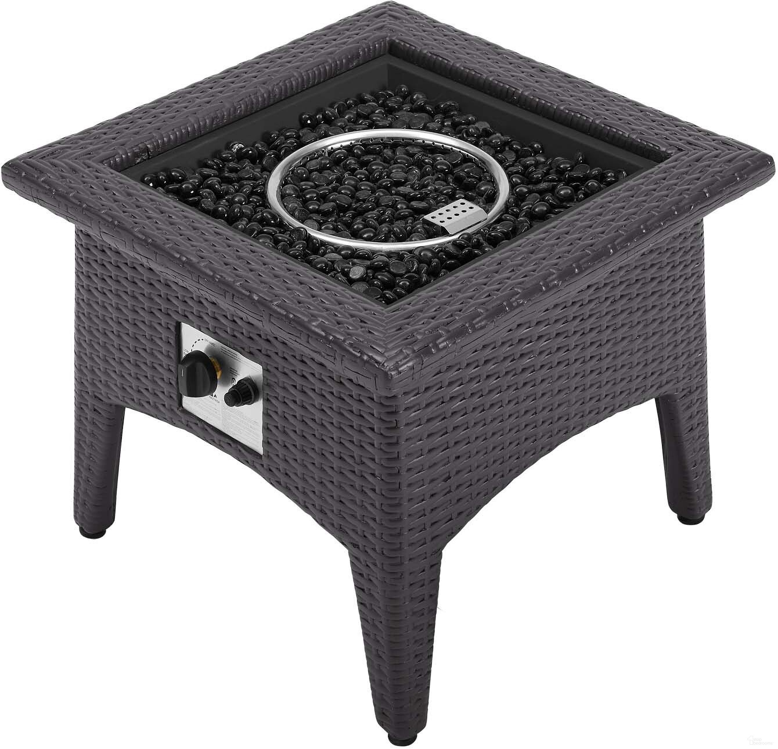 The appearance of Vivacity Espresso Outdoor Patio Fire Pit Table designed by Modway in the modern / contemporary interior design. This espresso piece of furniture was selected by 1StopBedrooms from Vivacity Collection to add a touch of cosiness and style into your home. Sku: EEI-2990-EXP. Material: Rattan.