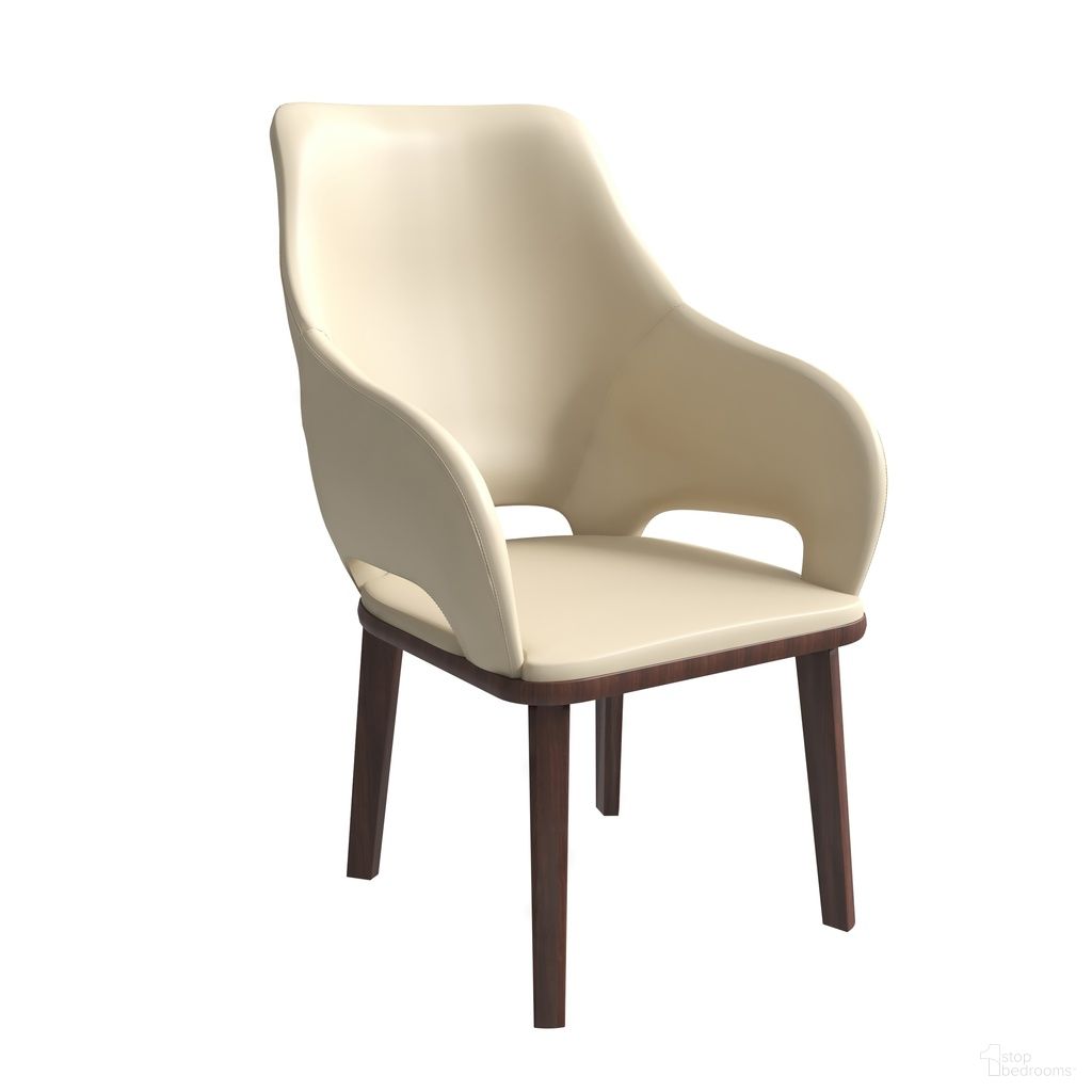 Vivara Modern Dining Chair In Off White