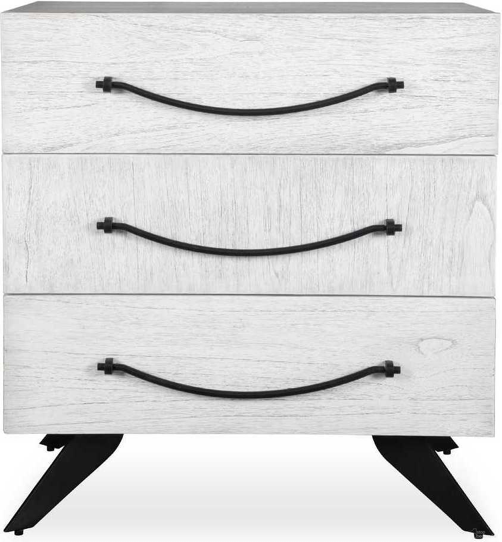 The appearance of Vivi 3 Drawer Chest In White designed by Uttermost in the modern / contemporary interior design. This white piece of furniture was selected by 1StopBedrooms from Vivi Collection to add a touch of cosiness and style into your home. Sku: 50013. Material: MDF.
