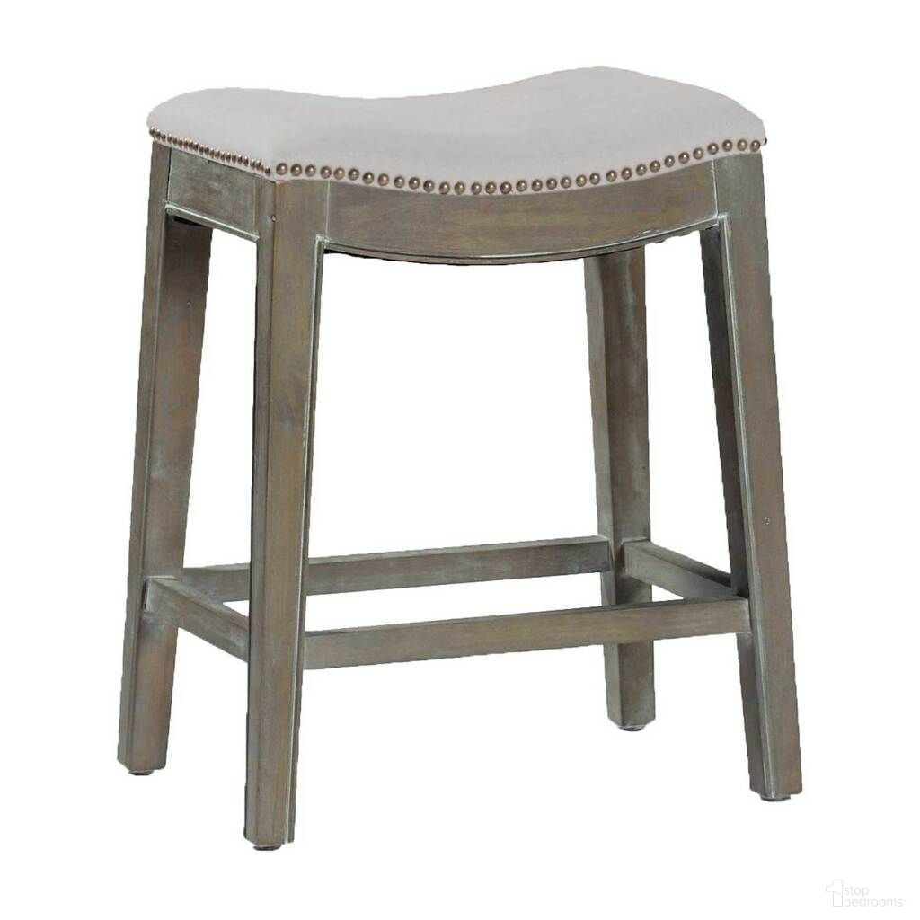 The appearance of Vivian 24 Inch Counter Height Stool In Burnished Oak and Antique Brass designed by Gabby in the transitional interior design. This burnished oak/antique brass piece of furniture was selected by 1StopBedrooms from Vivian Collection to add a touch of cosiness and style into your home. Sku: SCH-575-S300-F03. Material: Oak.