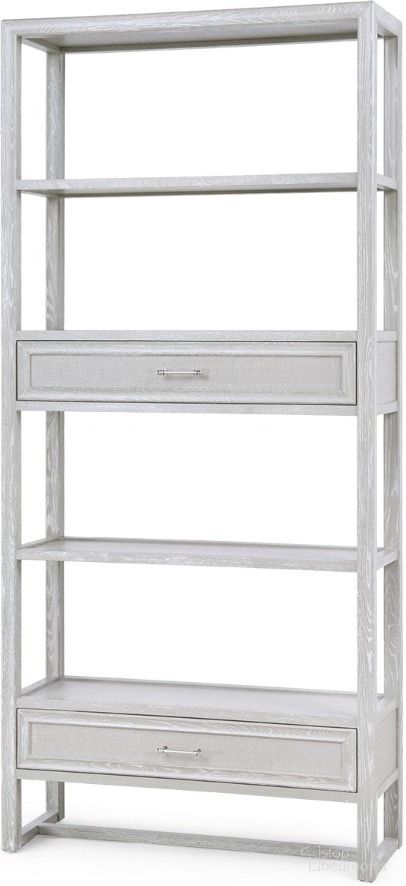 The appearance of Vivian Etagere In Soft Gray designed by Villa & House in the transitional interior design. This soft grey piece of furniture was selected by 1StopBedrooms from Vivian Collection to add a touch of cosiness and style into your home. Sku: VIV-475-97. Material: Wood.