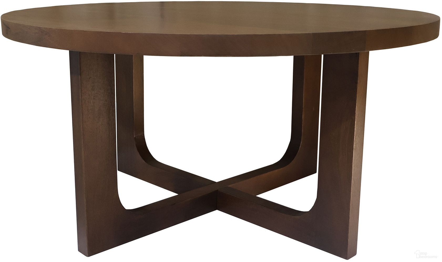 The appearance of Voro Hard Wood Indoor Round Coffee Table In Brown designed by Rajani Home in the modern / contemporary interior design. This brown piece of furniture  was selected by 1StopBedrooms from Marzio Collection to add a touch of cosiness and style into your home. Sku: 0C167559G03048. Material: Mango Wood.